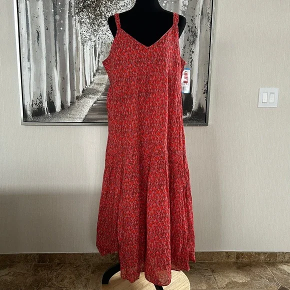NWT Joie‎ Tea Rose Maxi 100% Cotton Dress - Size Large - Picture 5 of 10